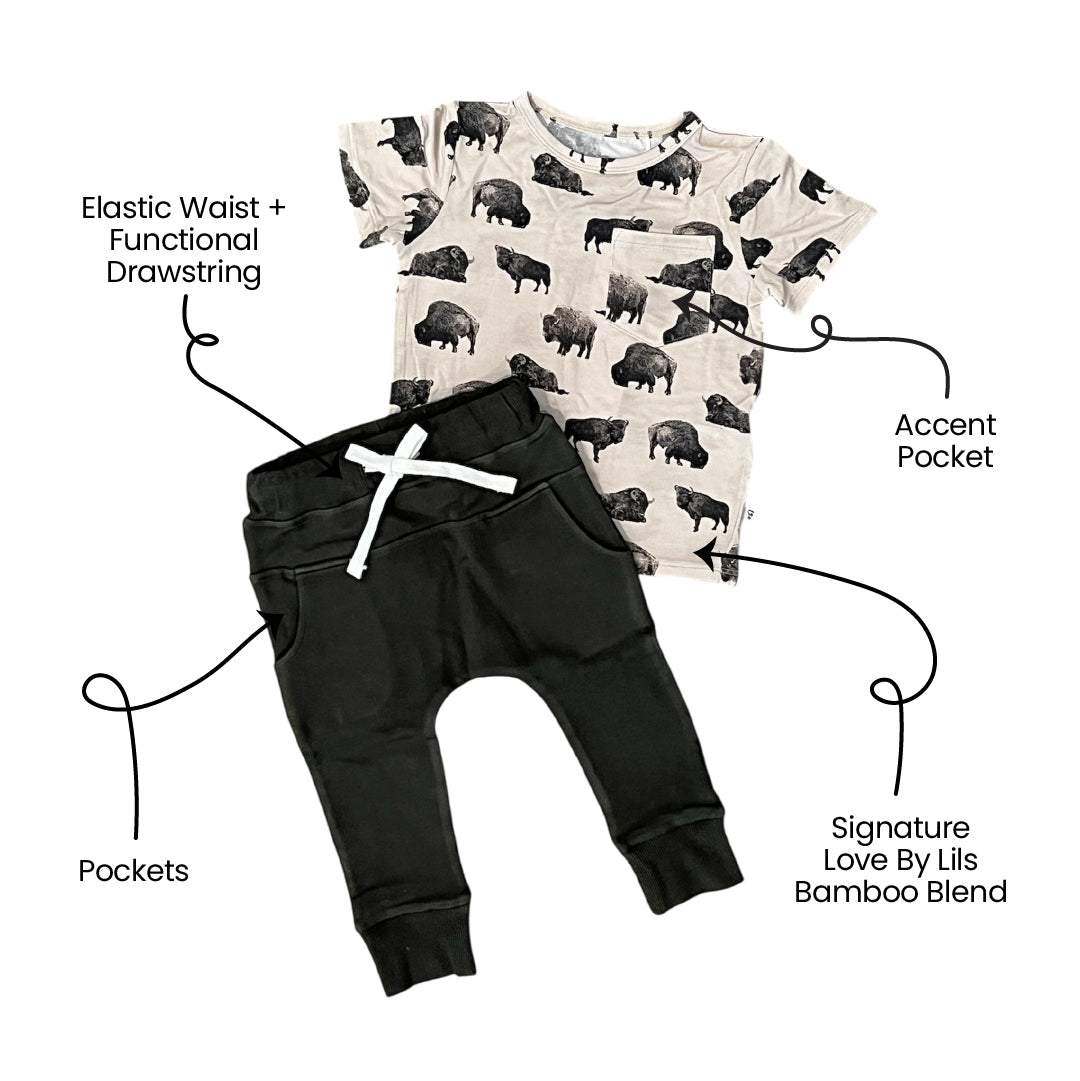 Stetson Bamboo Pocket Tee + Jogger Set