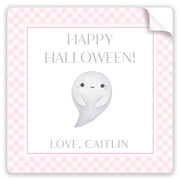 Friendly Ghost Pink Stickers