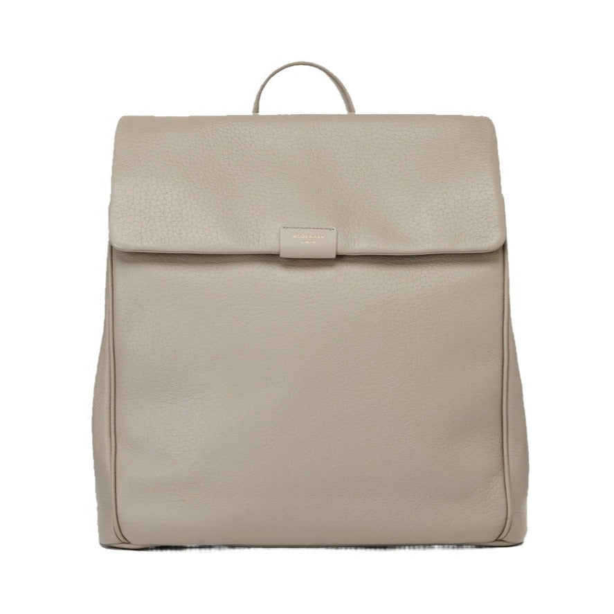 St James Leather Diaper Bag in Taupe