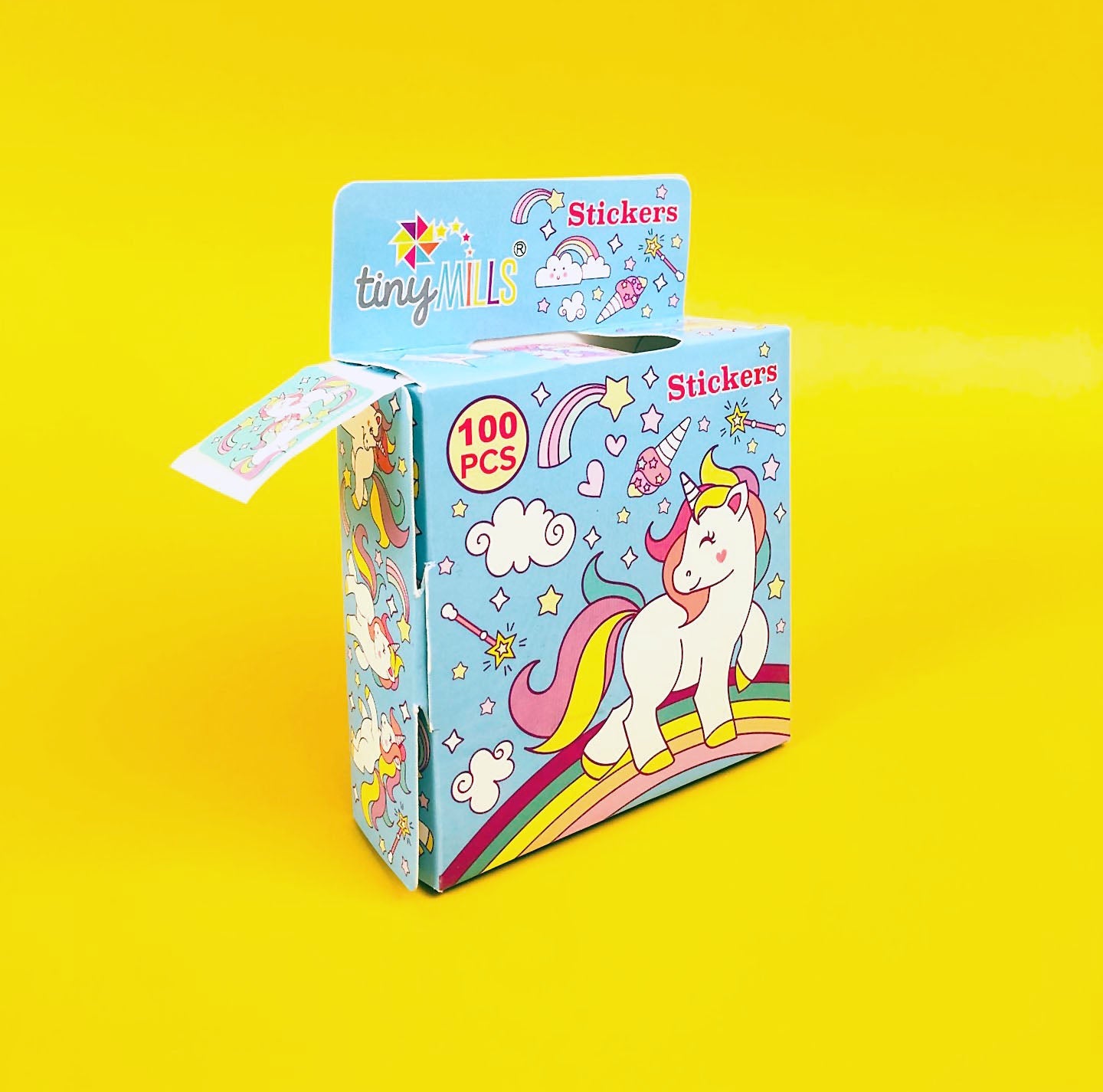 Unicorn Stickers 100 Stickers/dispenser, Pack Of 1, 6 Or 12 Dispensers