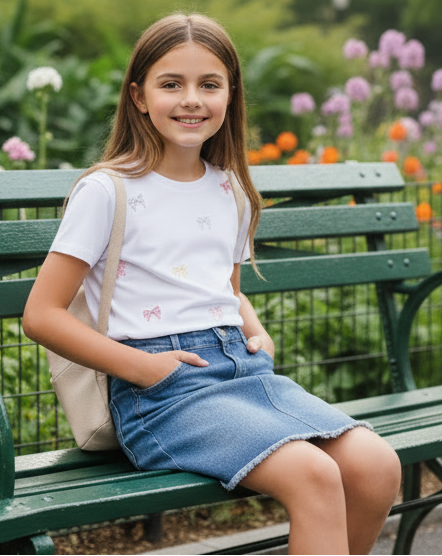 Tweenstyle By Stoopher -  Mini Bows Tee