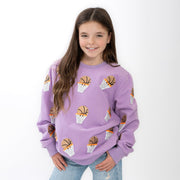 Tweenstyle By Stoopher - All Net Basketball Crewneck Sweatshirt