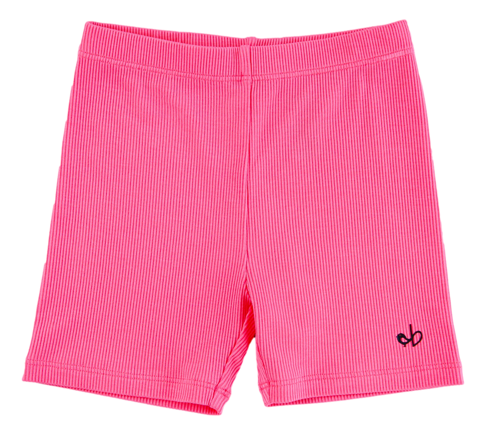 Strawberry Ribbed Biker Shorts