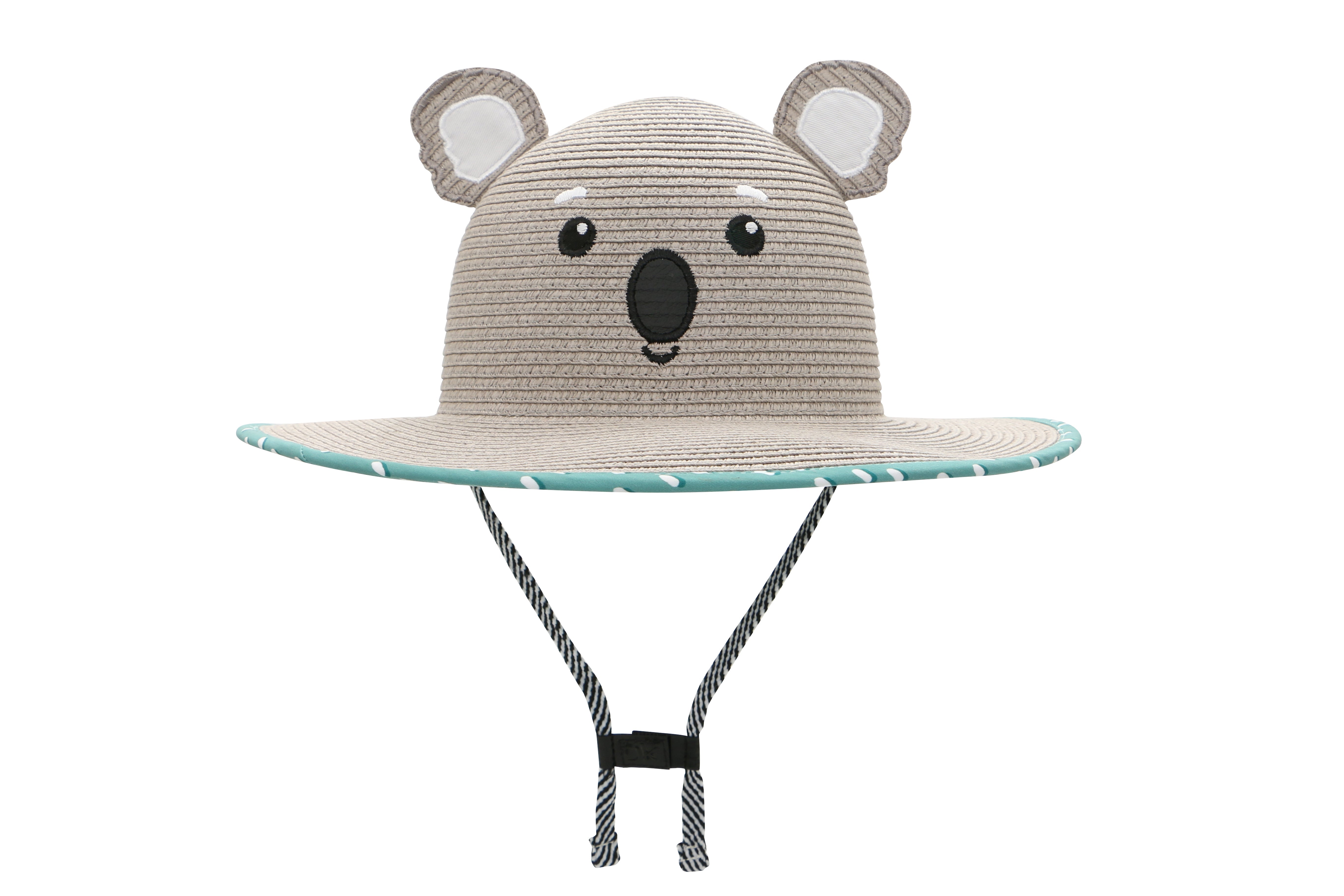 Toddler/kids Lifeguard Straw Hat - Koala