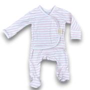 Heart2heart Skin-to-skin Onesie Pink/white Stripe