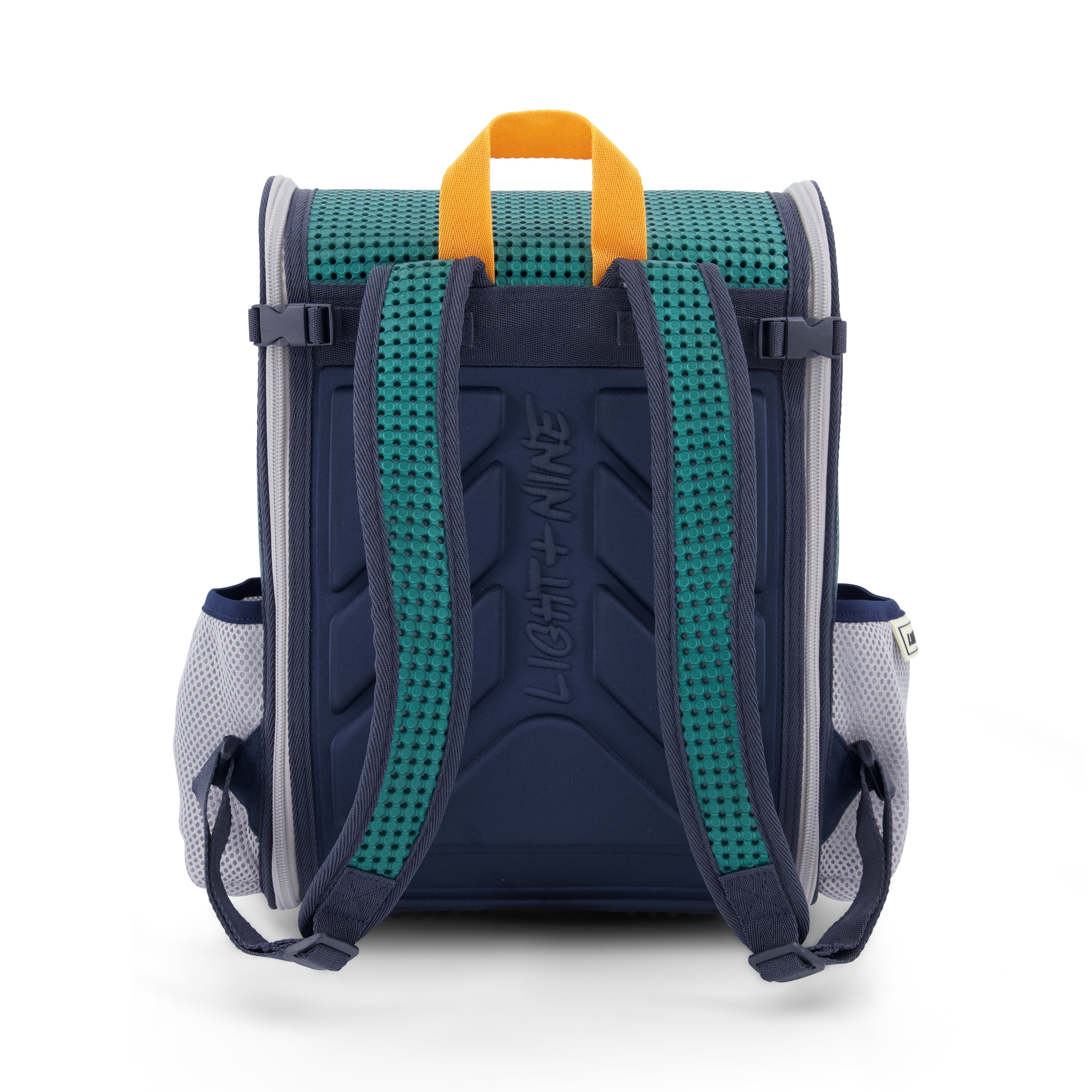 Student Backpack Multi Green With Nimix School-boy Set