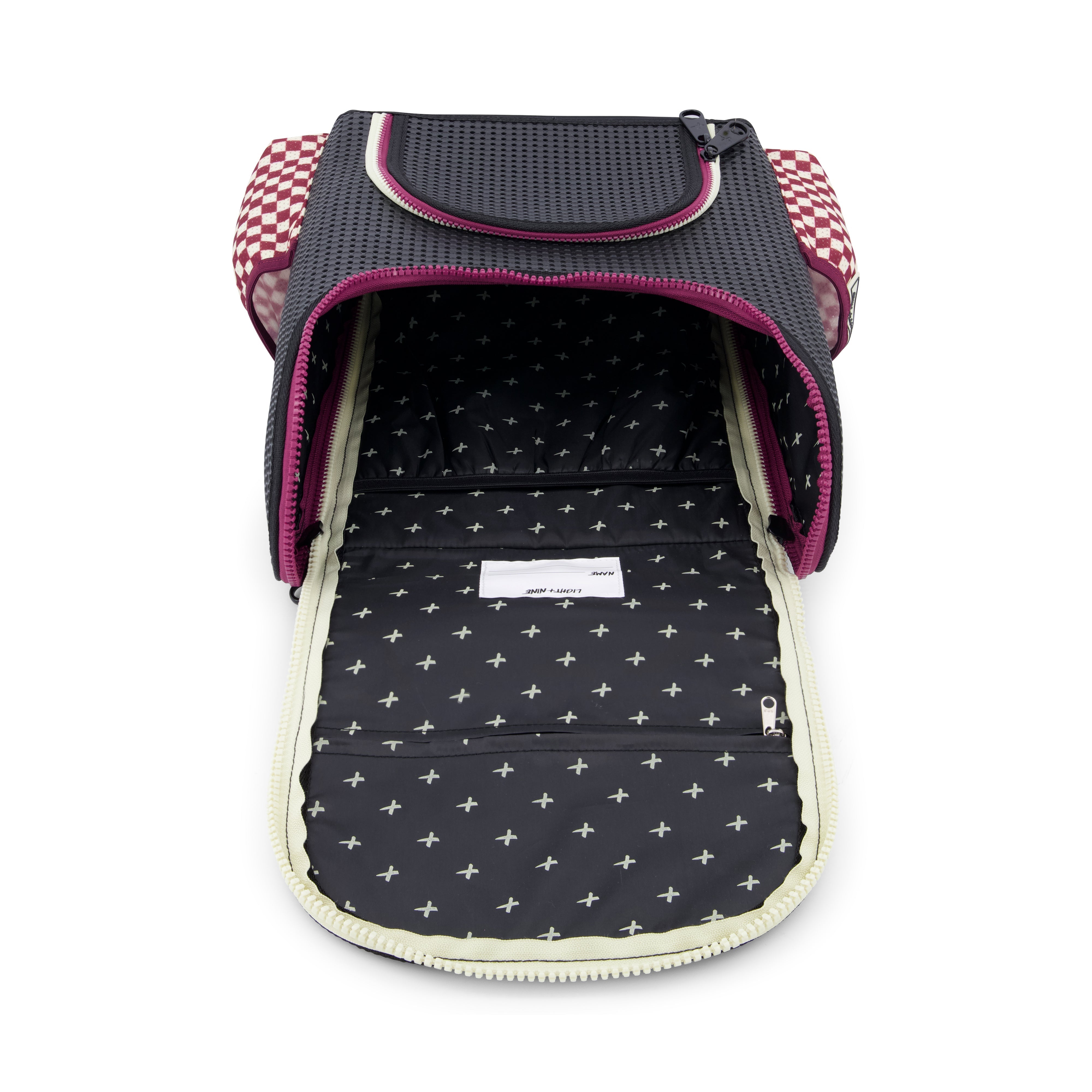 Student Backpack Checkered Brick With Nimix Epic Set