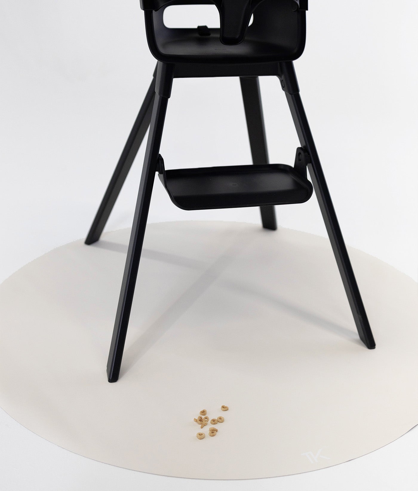 Premium High Chair Splat Mats | Naturals - Alabaster