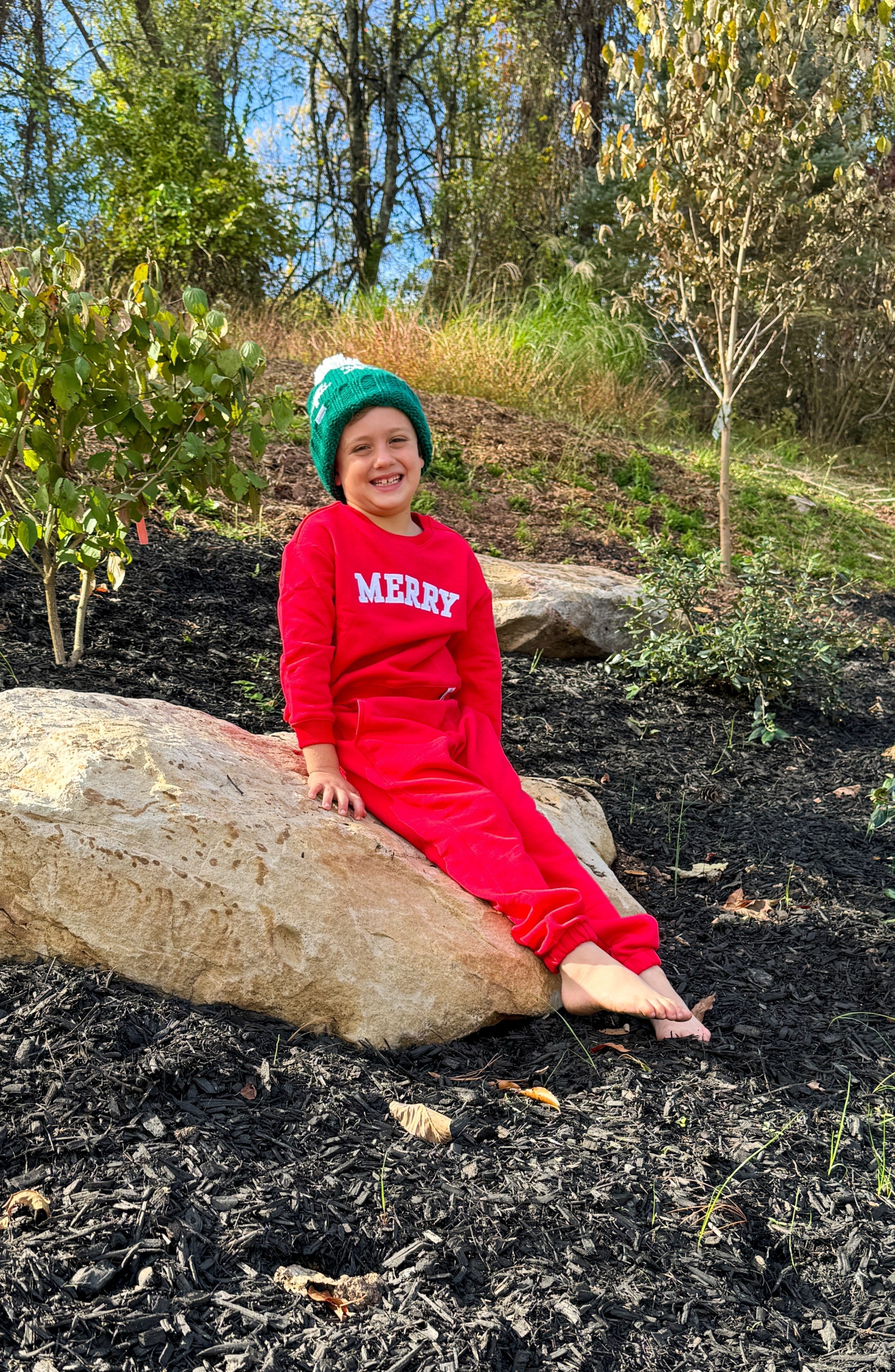 Red Jogger Sweatpants