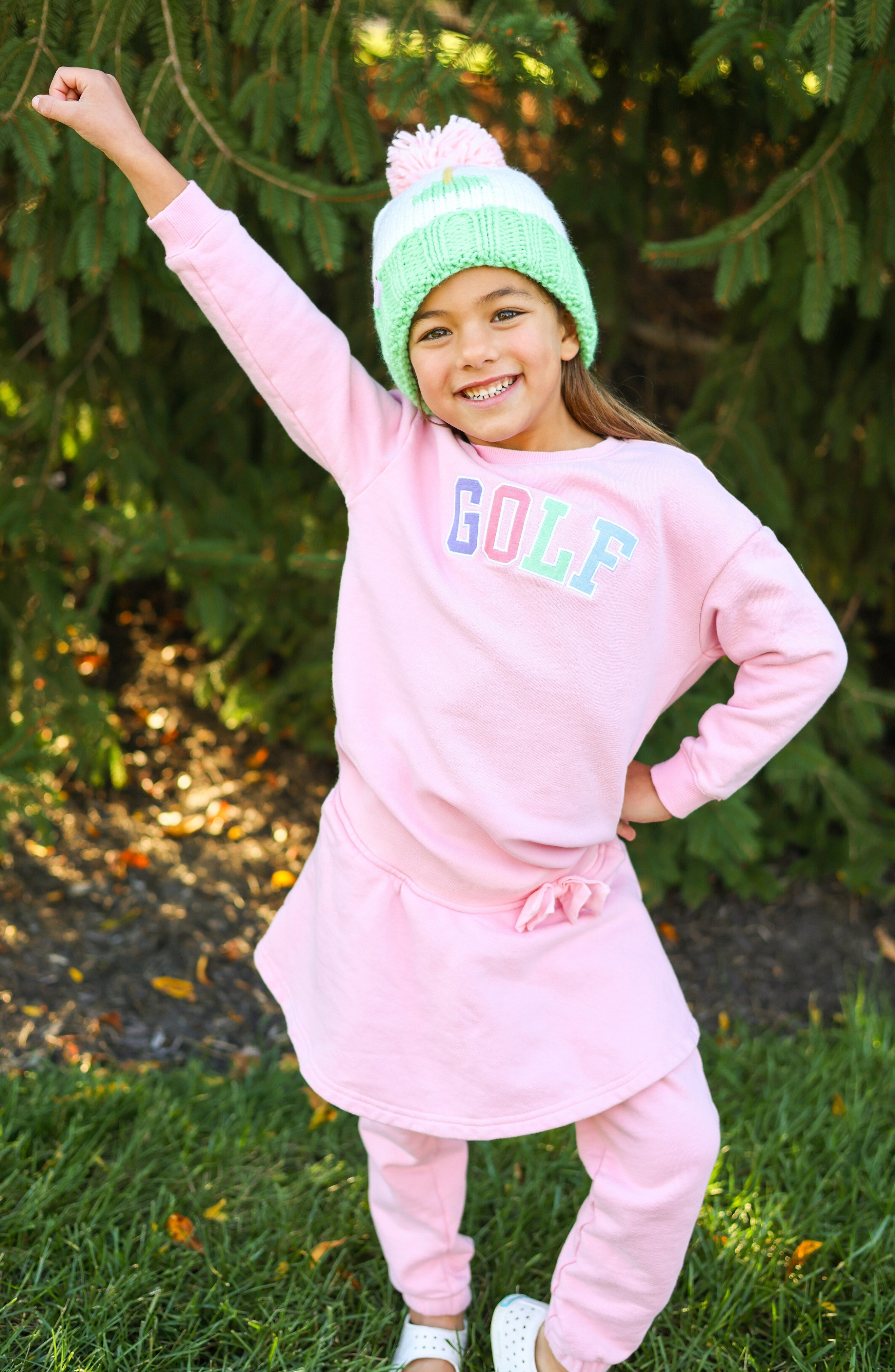 Golf Sweatshirt, Pink