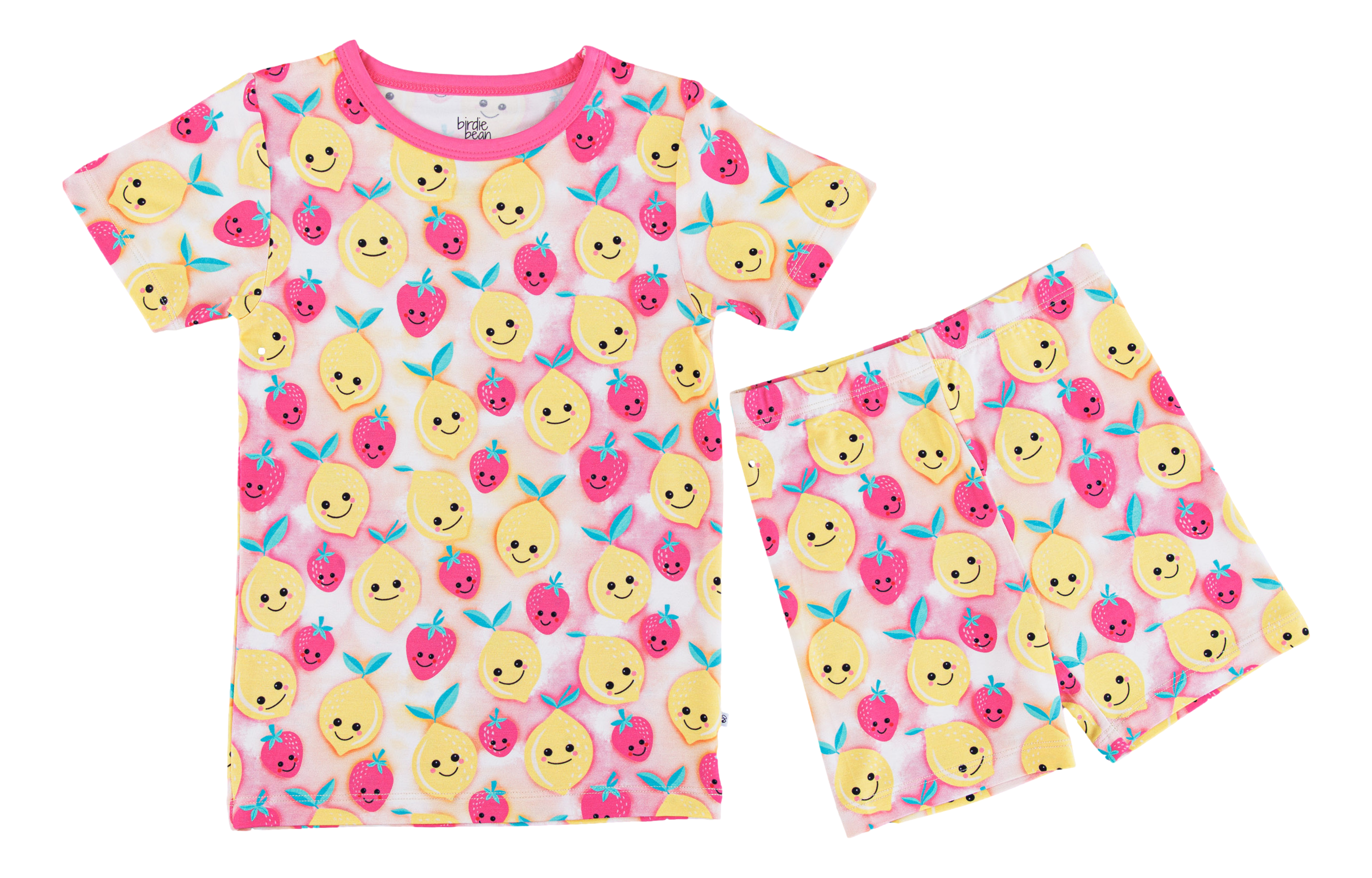 Summer 2-piece Pajamas : With Faces