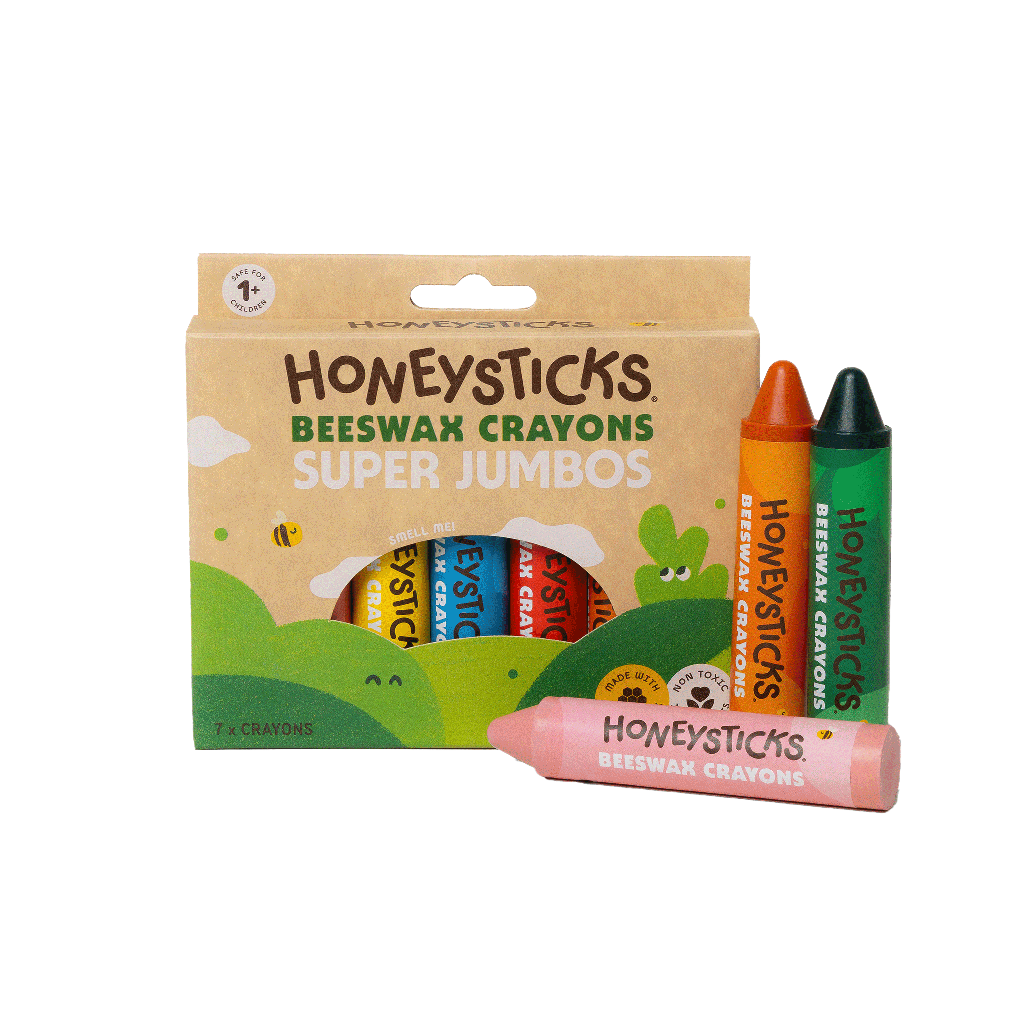 Honeysticks Beeswax Crayons Super Jumbos 7pk