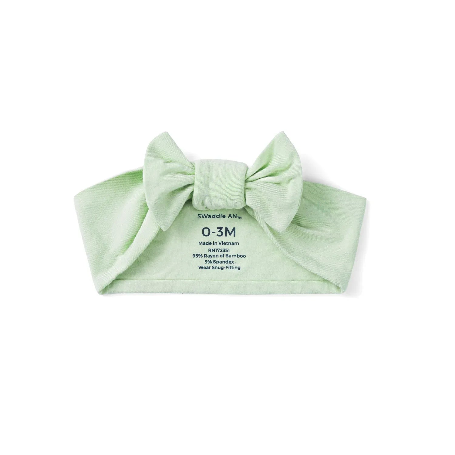 Baby Bows In Sage Green