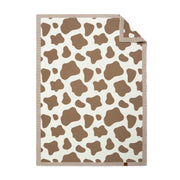 Baby Cow Jacquard Knit Blanket