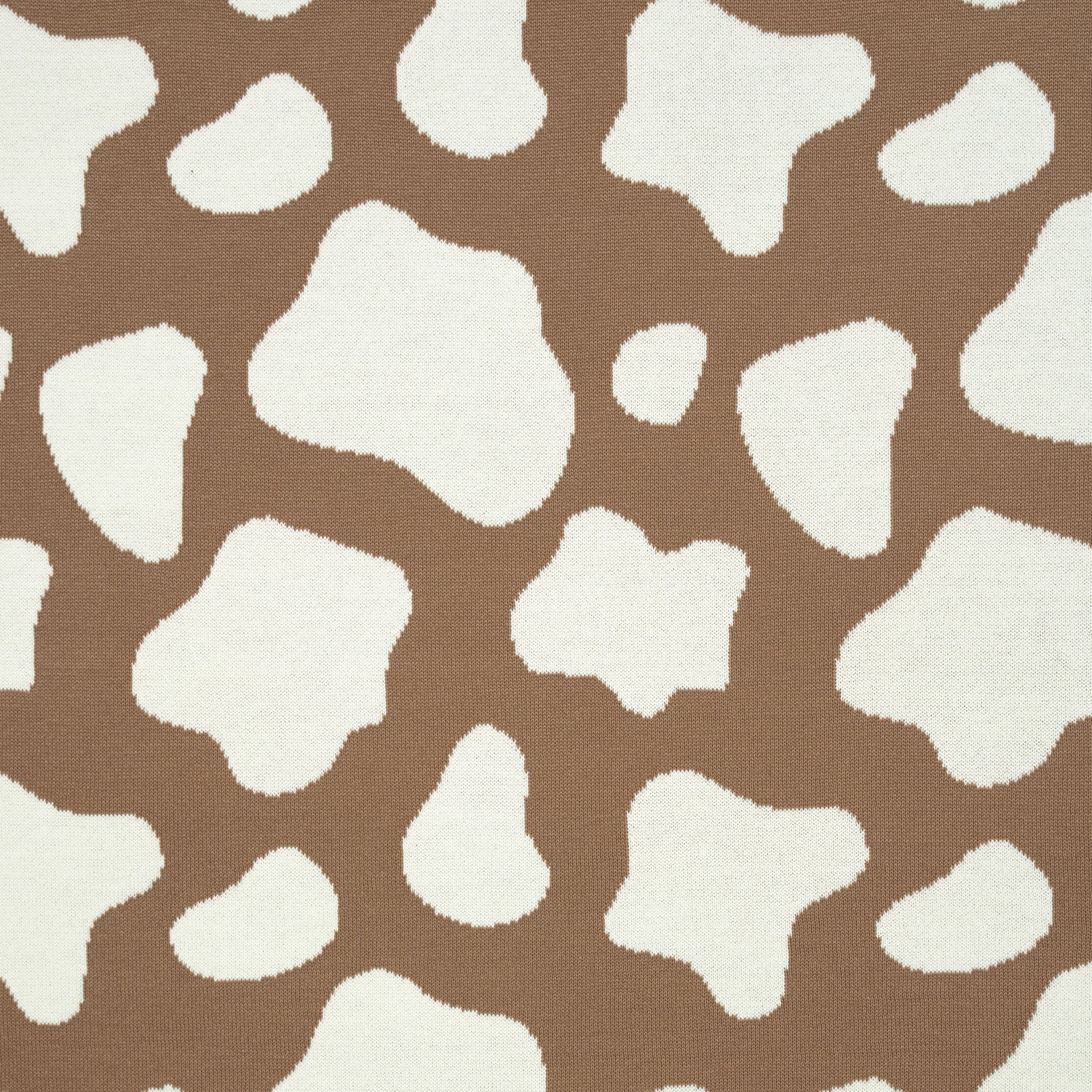 Baby Cow Jacquard Knit Blanket