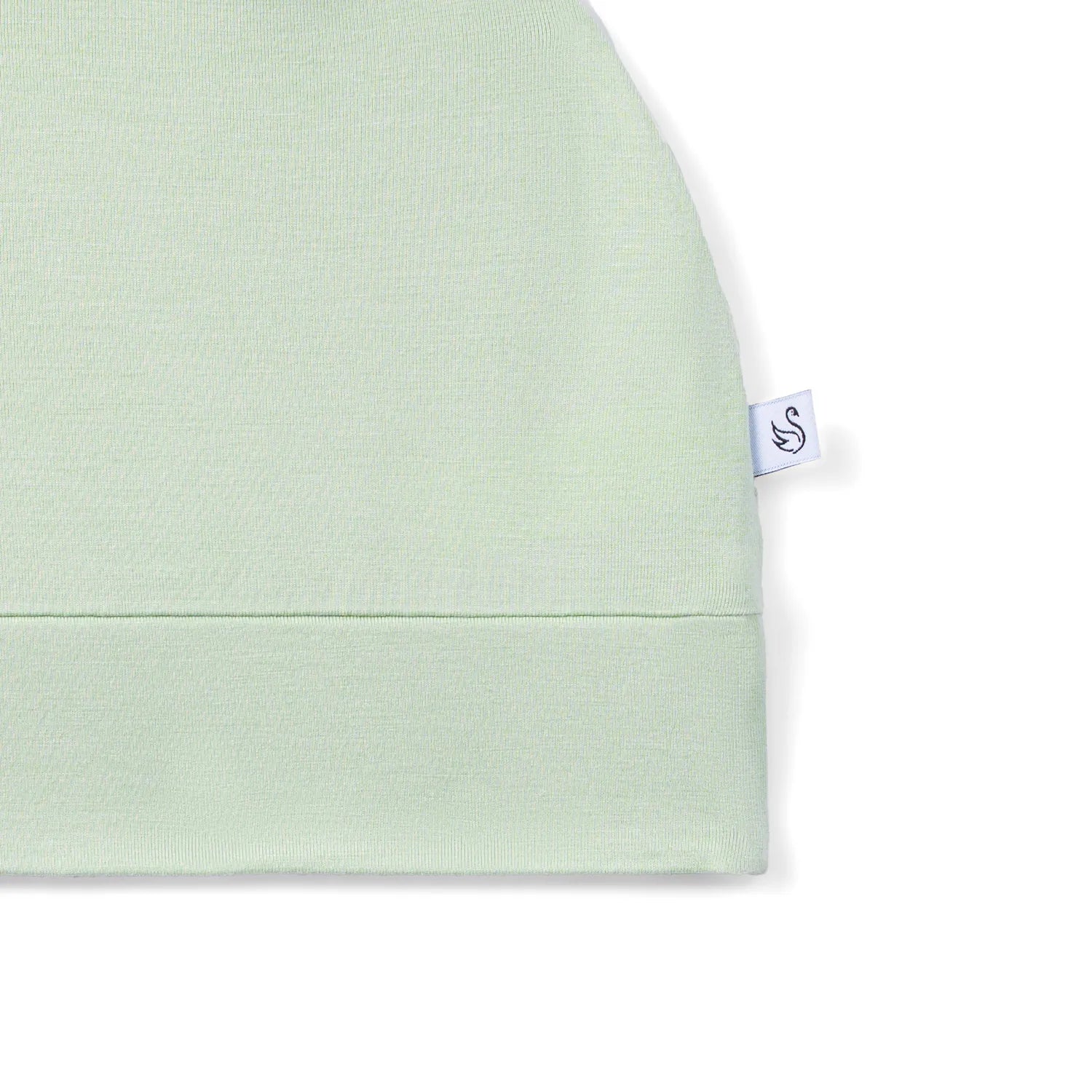 Baby Knotted Cap In Sage Green