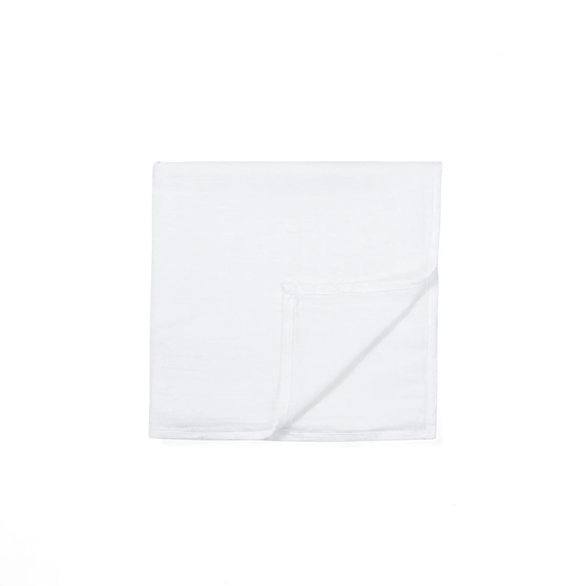 Baby Muslin Swaddle Blanket In White
