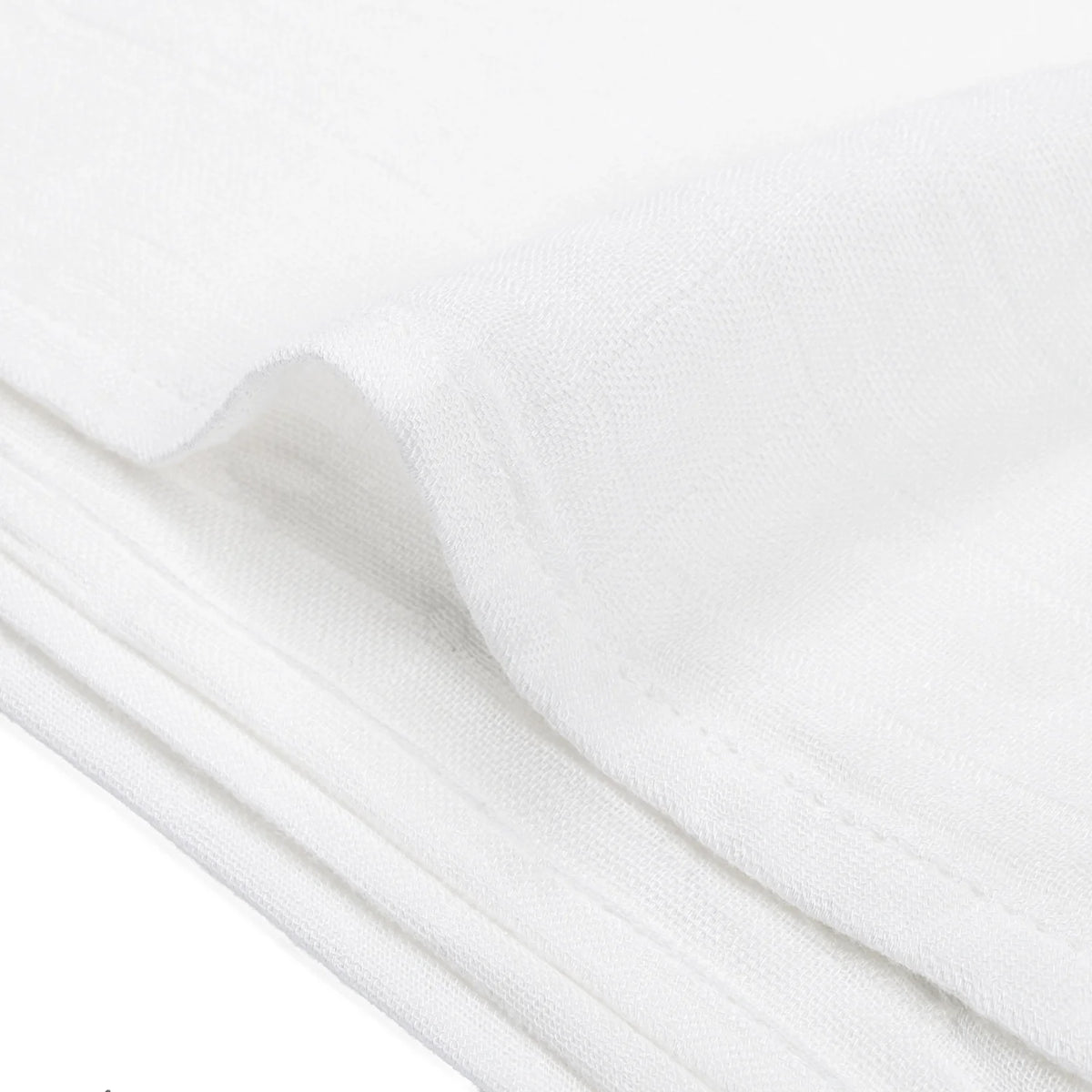 Baby Muslin Swaddle Blanket In White
