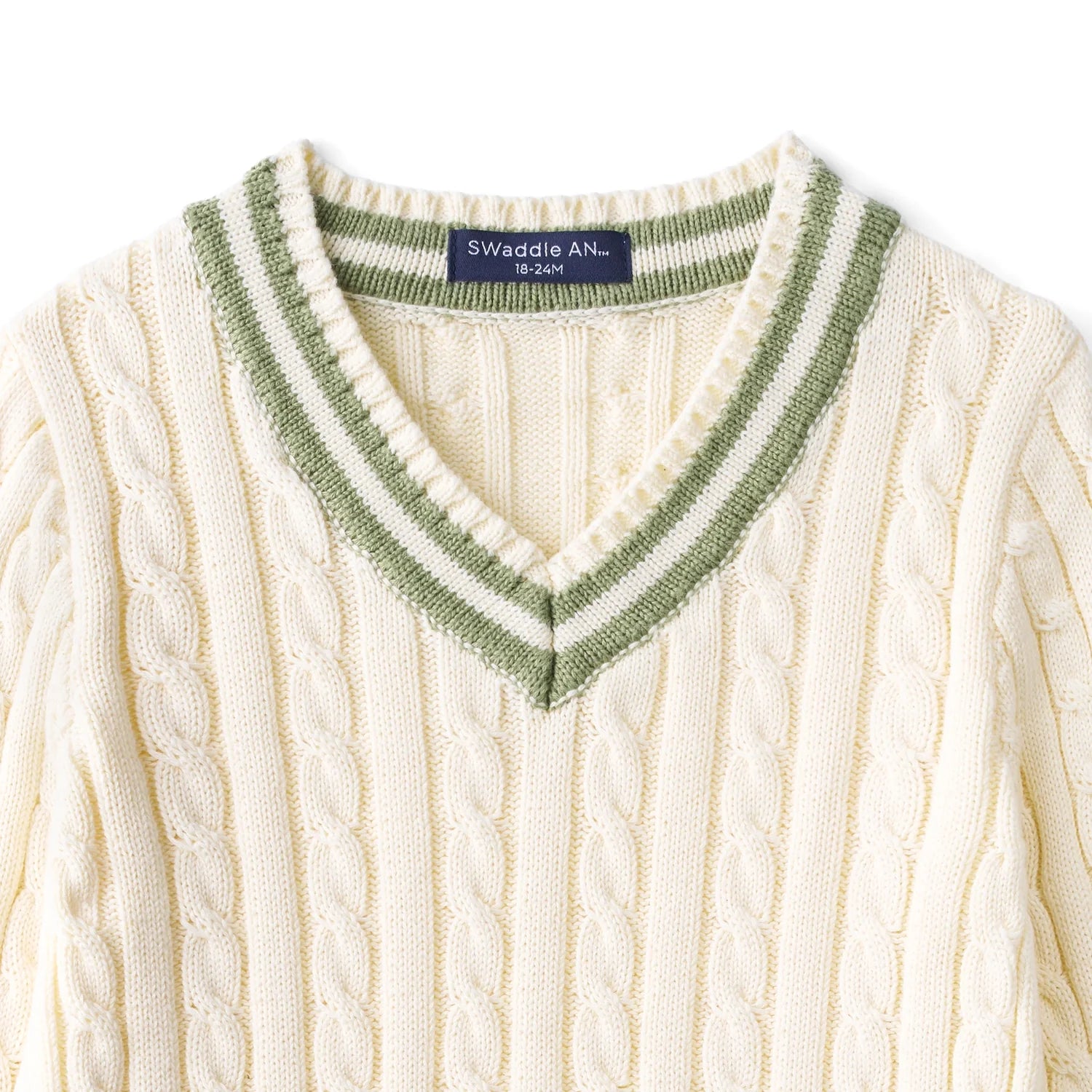 Signature Cable Knit Cricket Kids Sweater