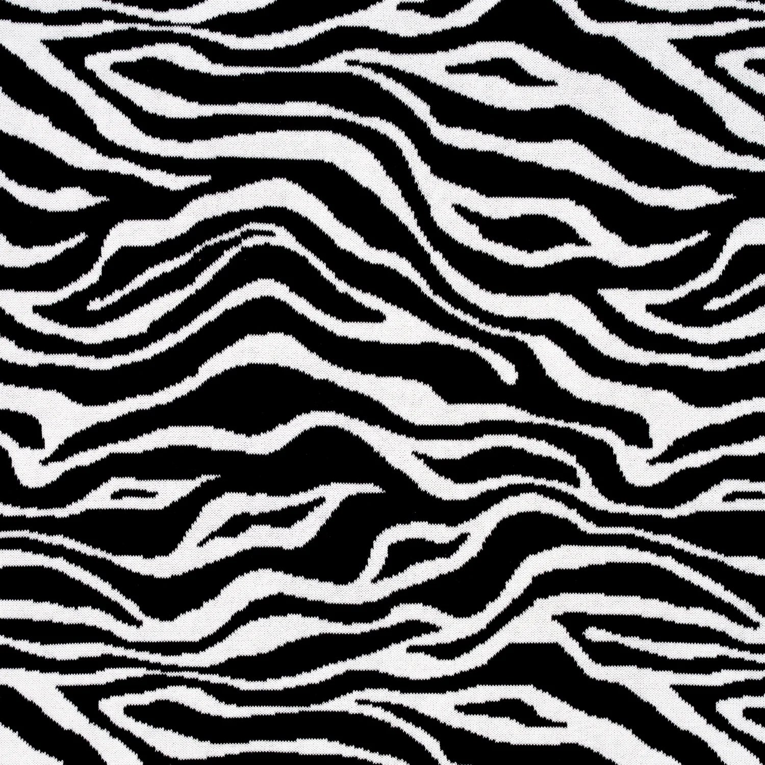 Baby Zebra Jacquard Knit Blanket