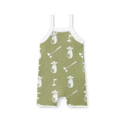 Golf Jacquard Knit Playsuit