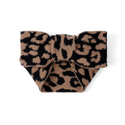 Leopard Knitted Oversized Topknot