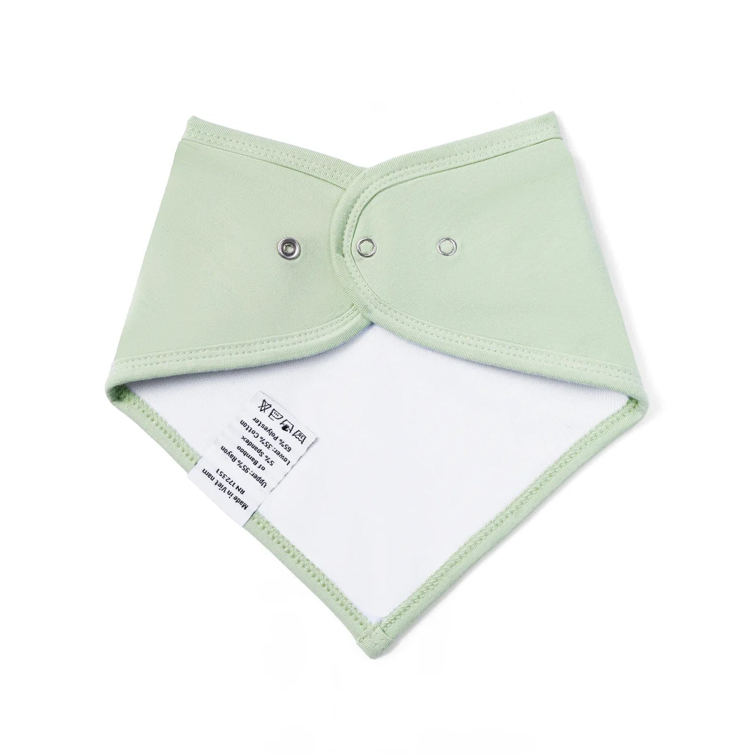 Bamboo Bandana Bibs In Sage Green
