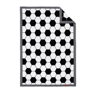 Soccer Jacquard Knit Baby Blanket