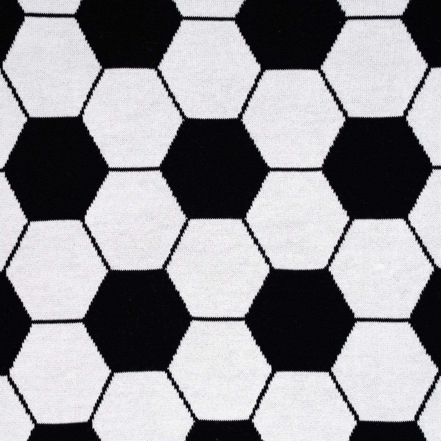 Soccer Jacquard Knit Baby Blanket