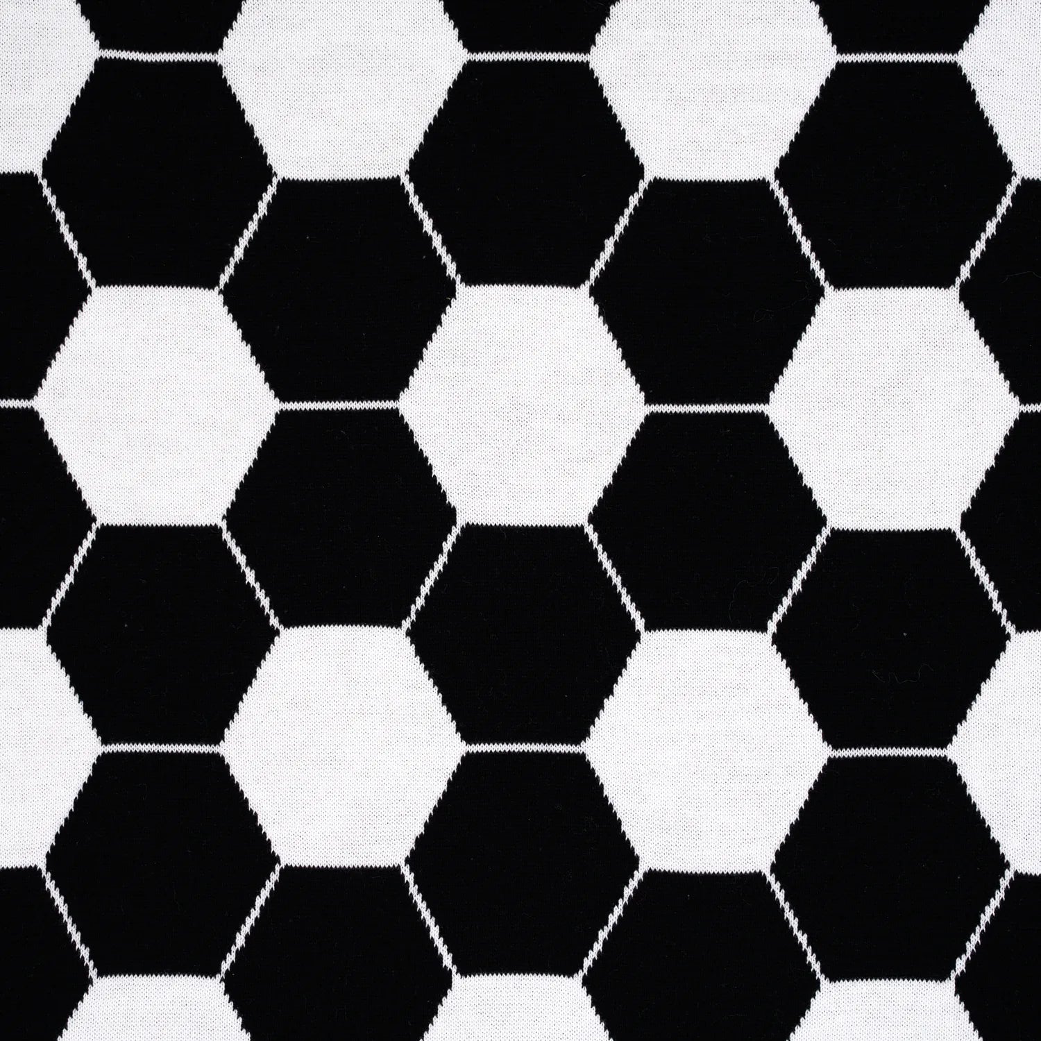 Soccer Jacquard Knit Baby Blanket