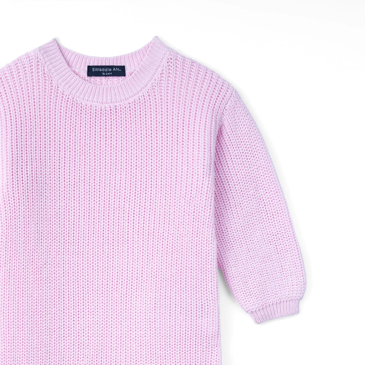 Baby Knit Romper Snap Closure In Lilac