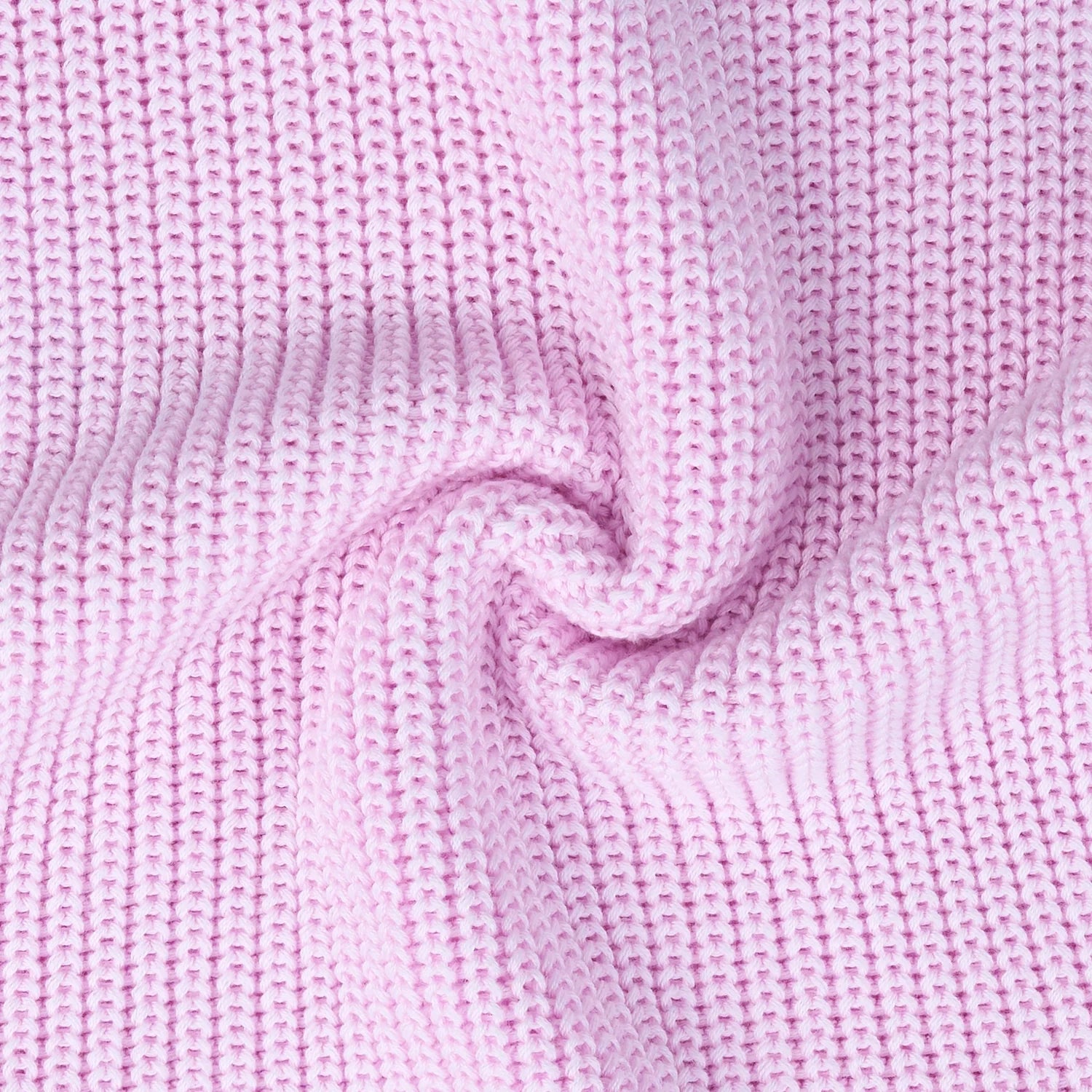 Baby Knit Romper Snap Closure In Lilac