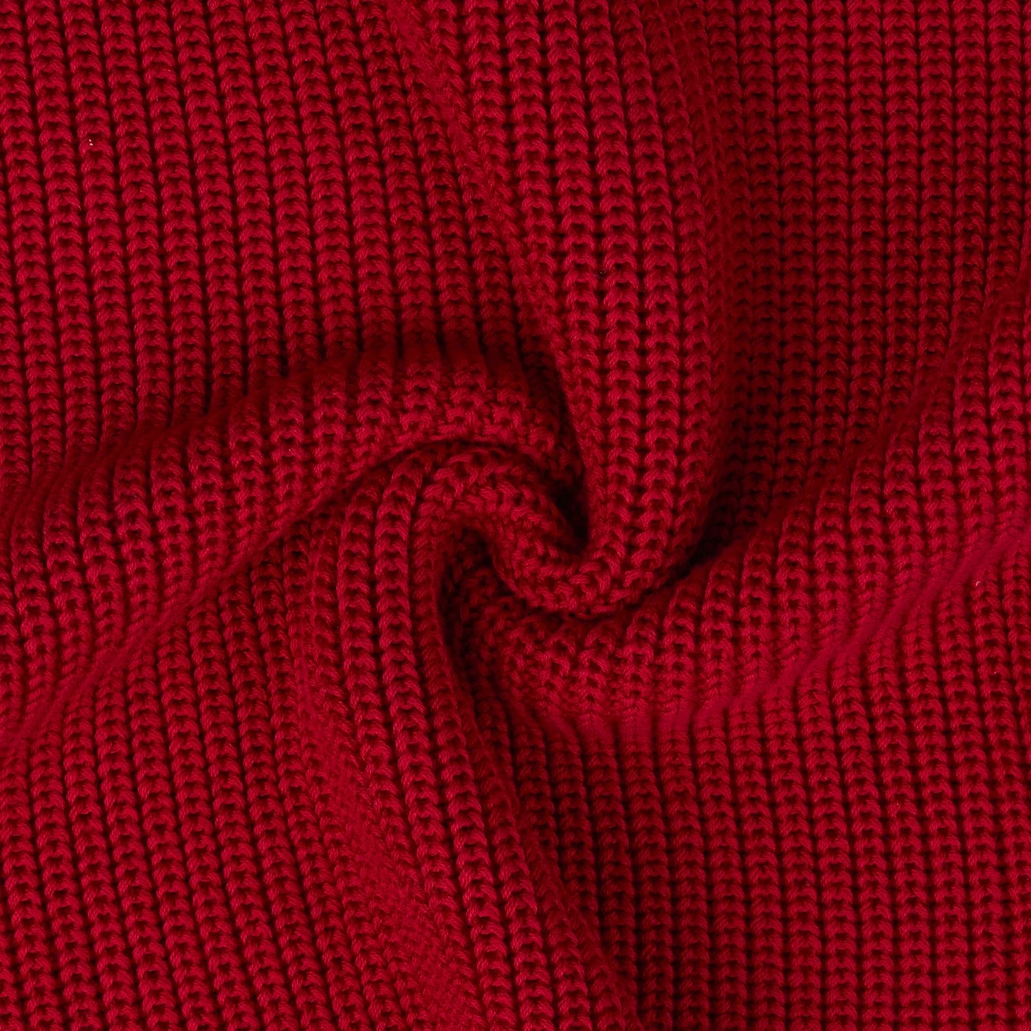Baby Knit Romper Snap Closure In Red Xmas