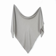 Baby Muslin Swaddle Blanket In Light Grey