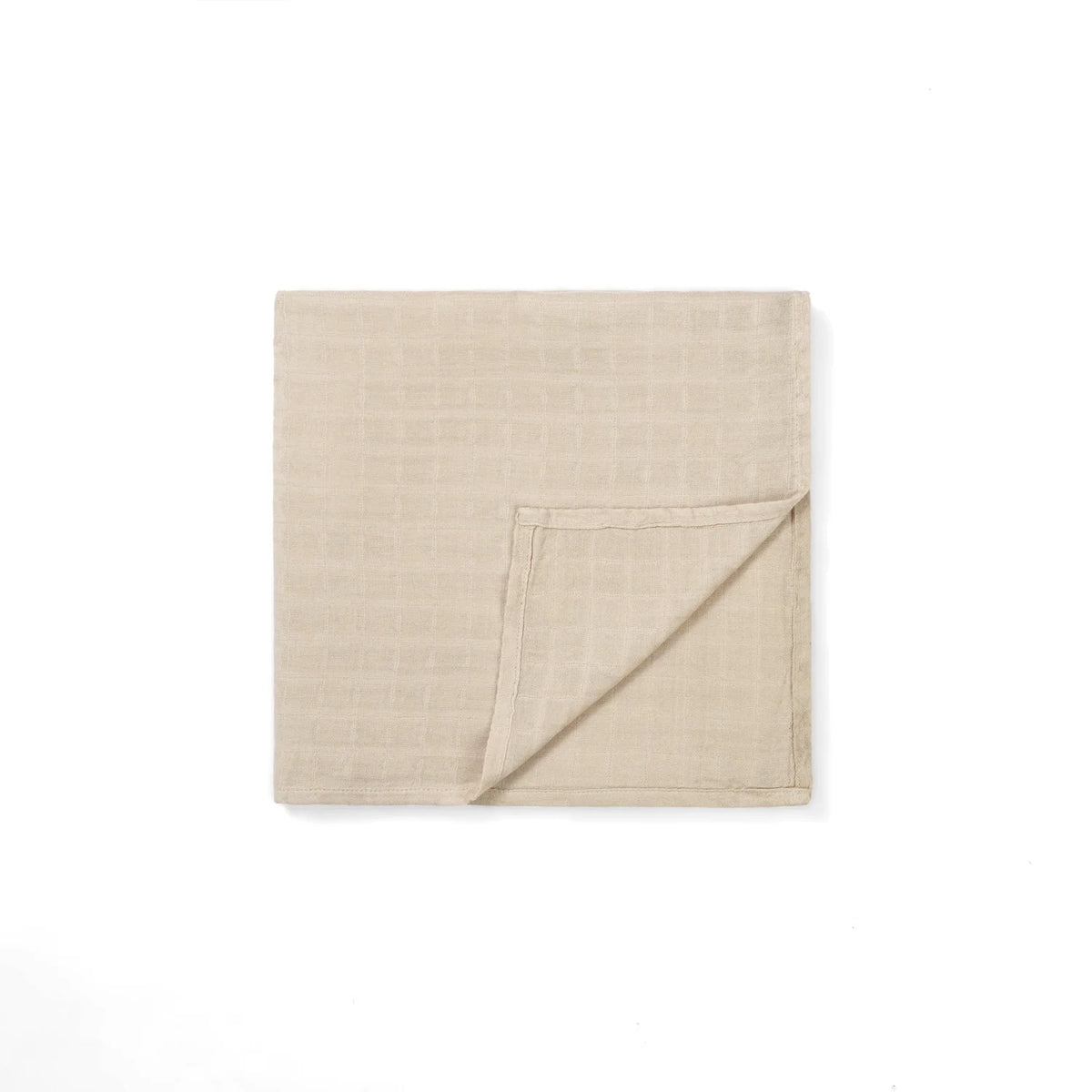 Baby Muslin Swaddle Blanket In Oatmeal