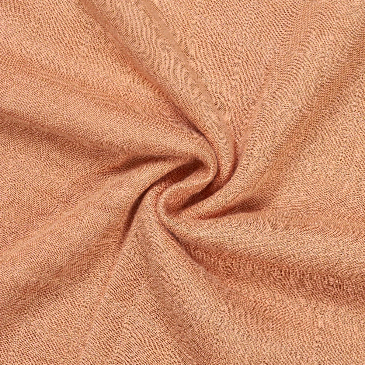 Baby Muslin Swaddle Blanket In Terra Cotta
