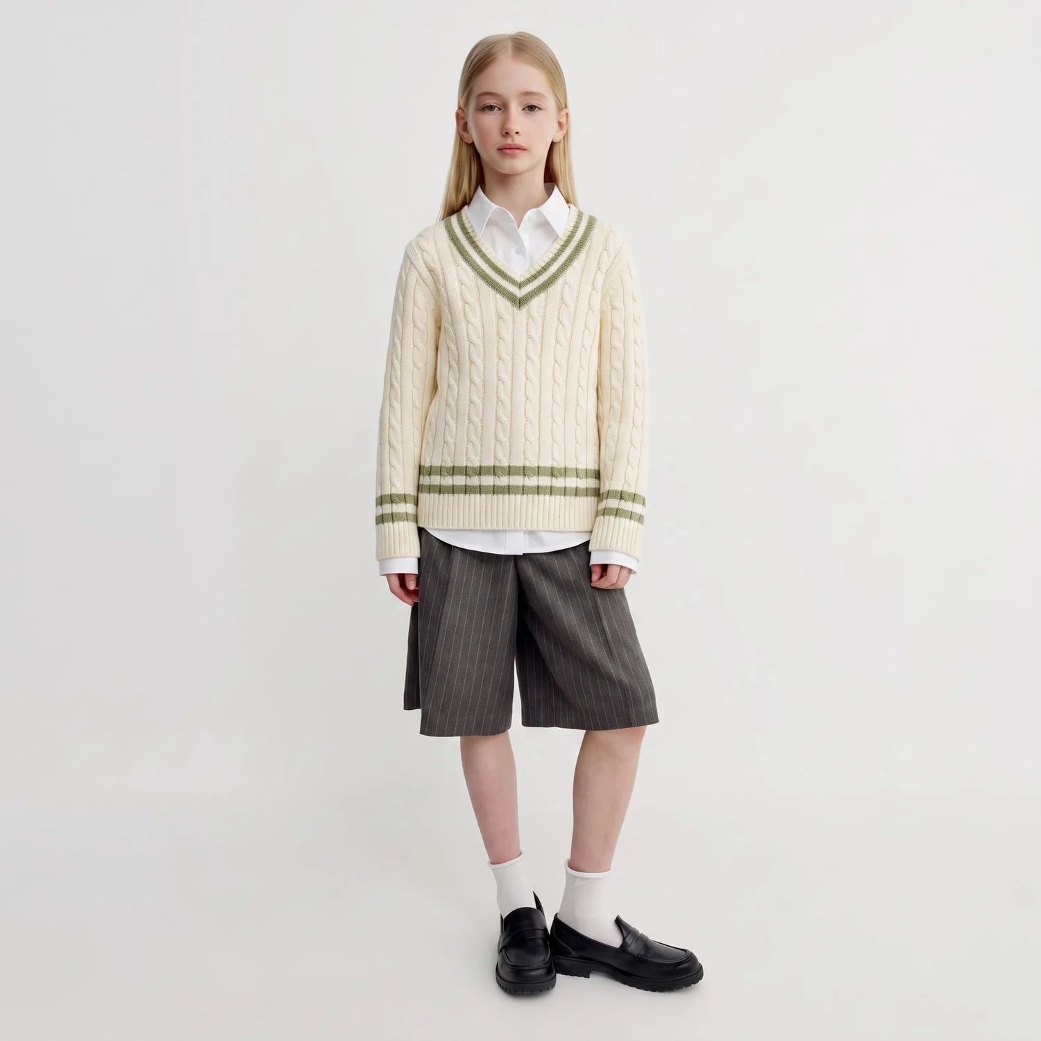 Signature Cable Knit Cricket Kids Sweater