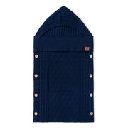 Cable Knit Baby Sleep Sack In Navy