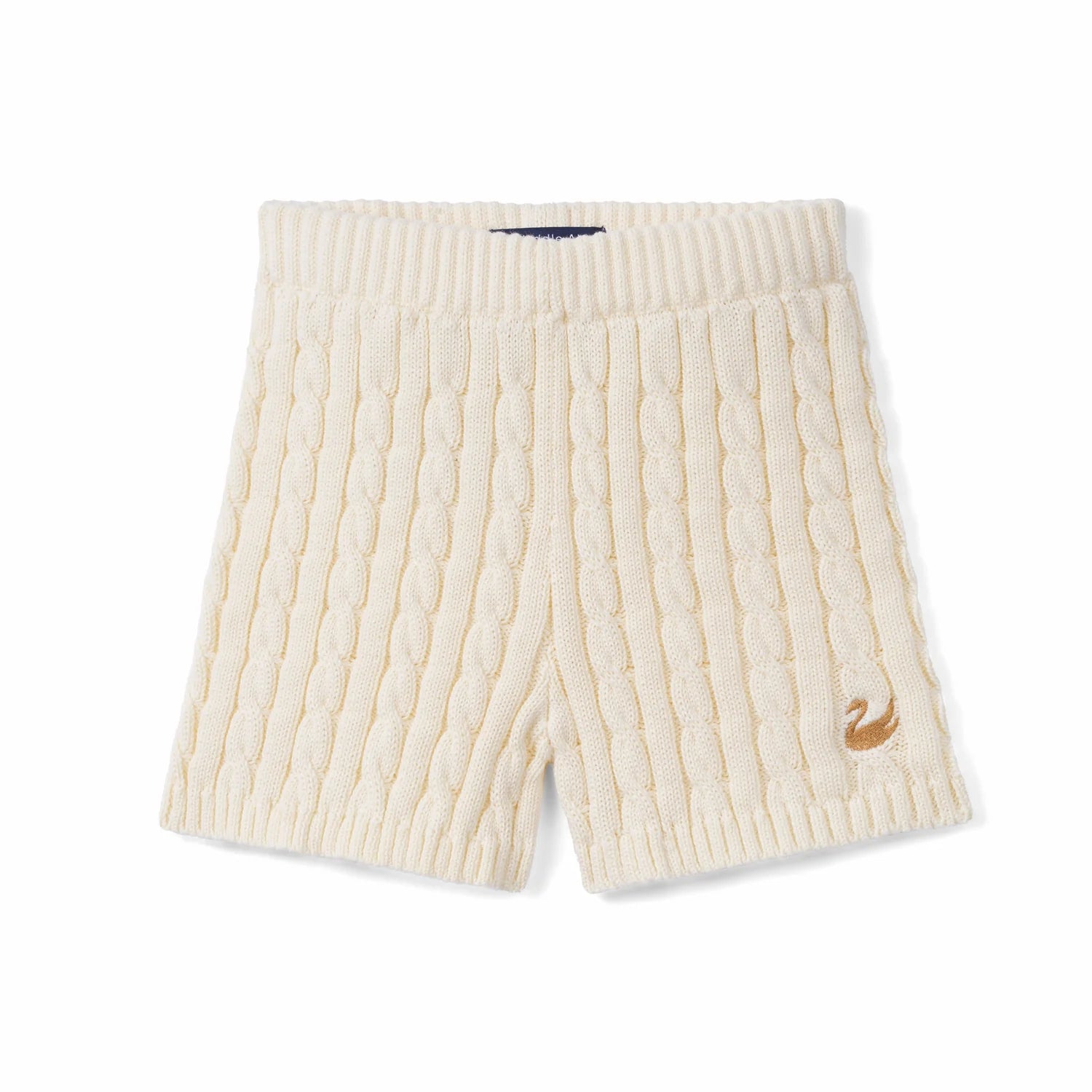 Cable Knit Short In Cream