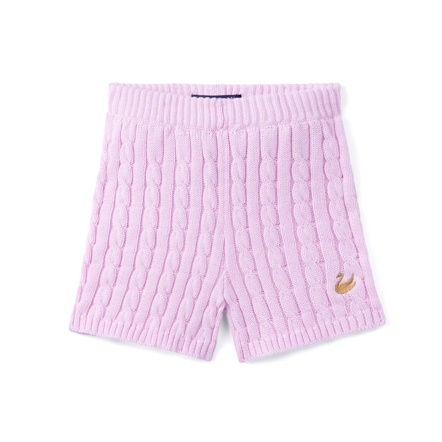 Cable Knit Short In Lilac