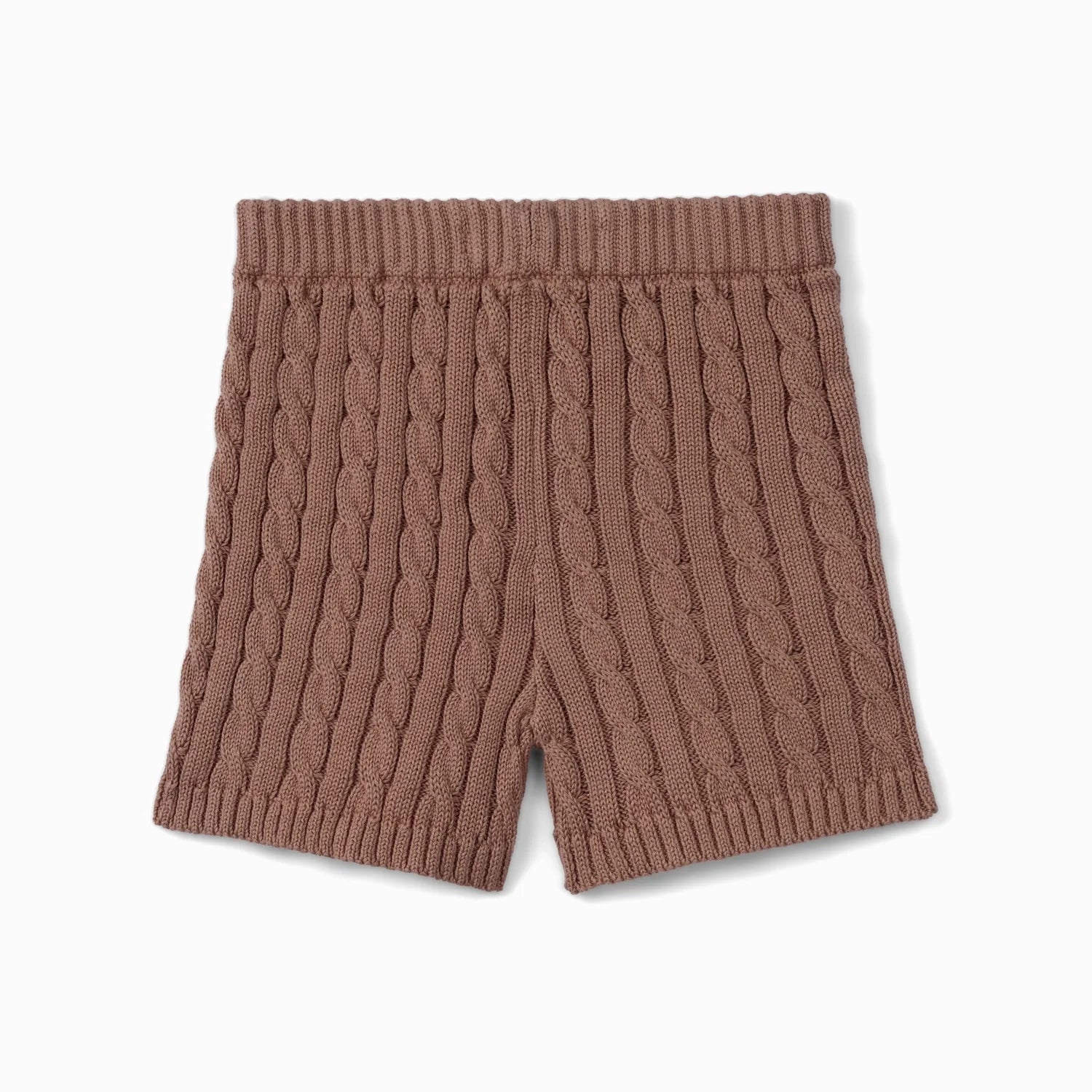 Cable Knit Short In Mocha