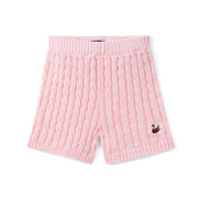 Cable Knit Short In Pink