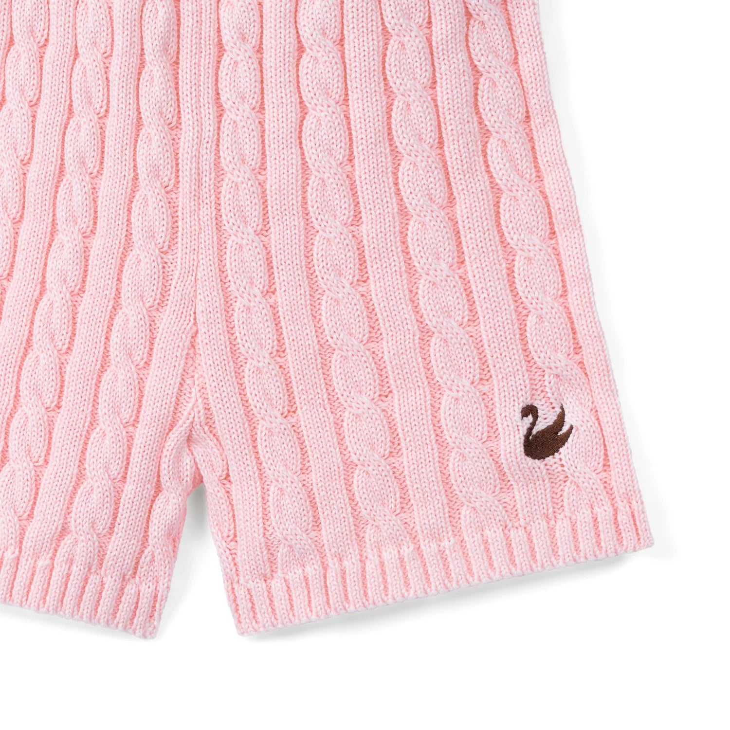 Cable Knit Short In Pink