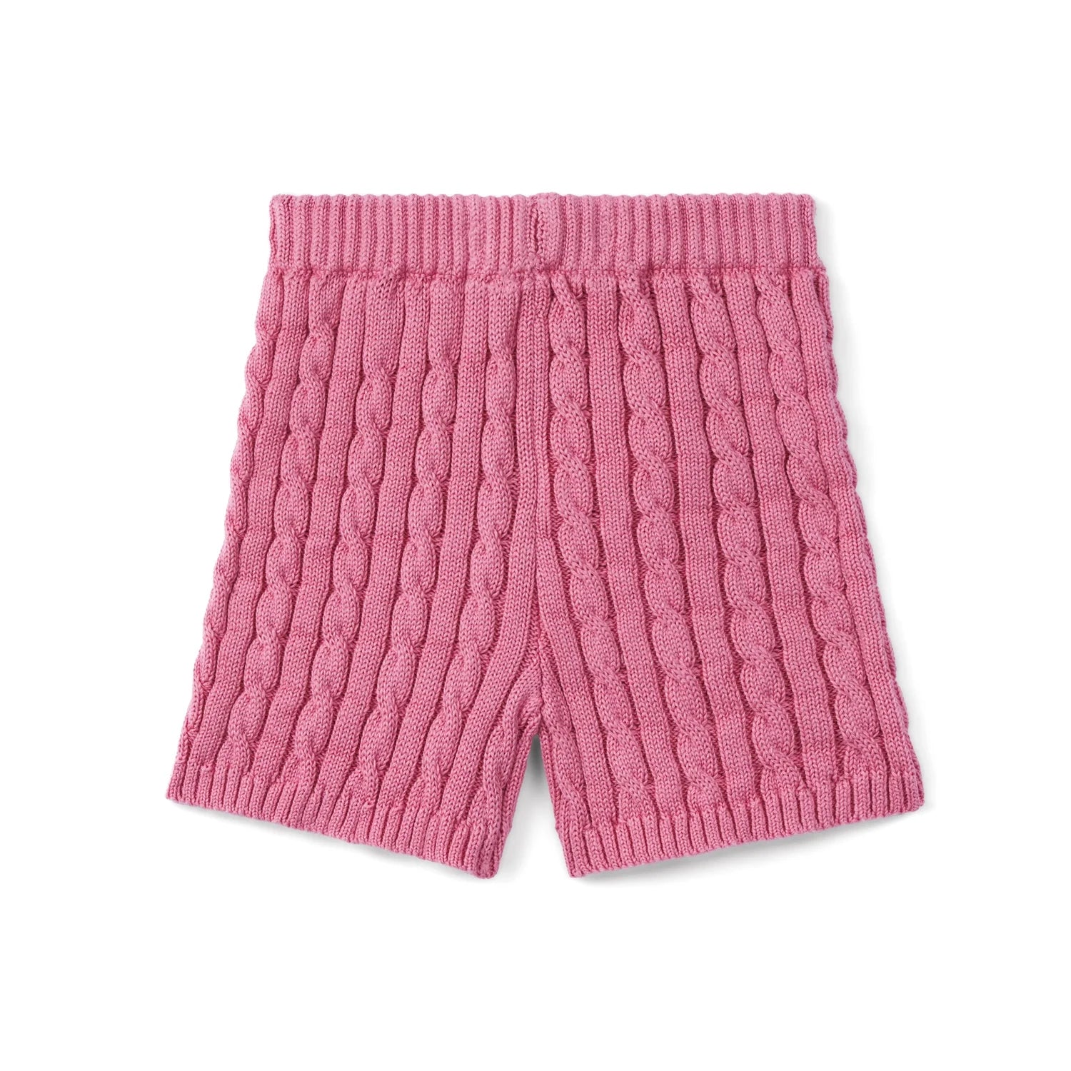 Cable Knit Short In Rose Pink