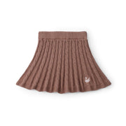 Cable Knit Skirts In Mocha