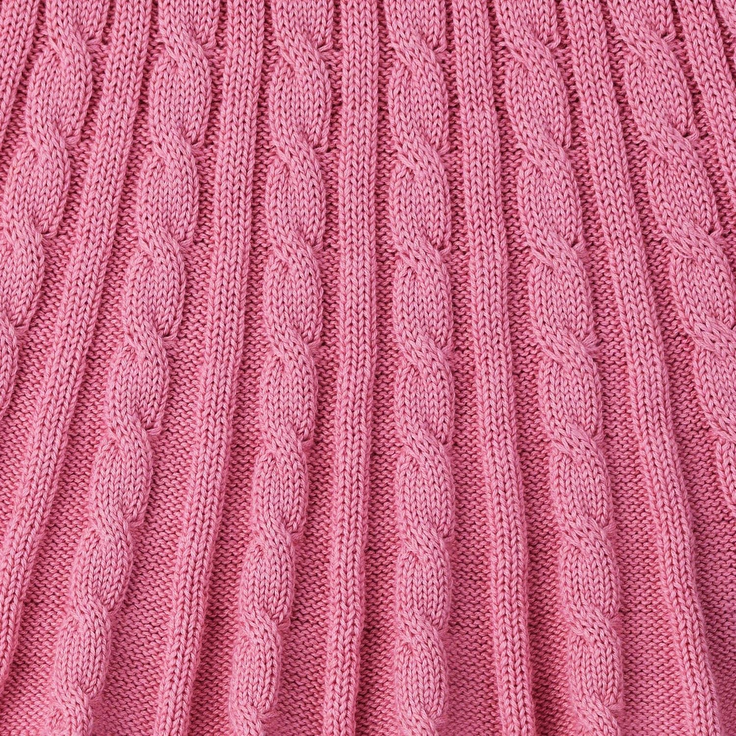 Cable Knit Skirts In Rose Pink