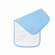 Bamboo Baby Burp Cloths In Blue Bell