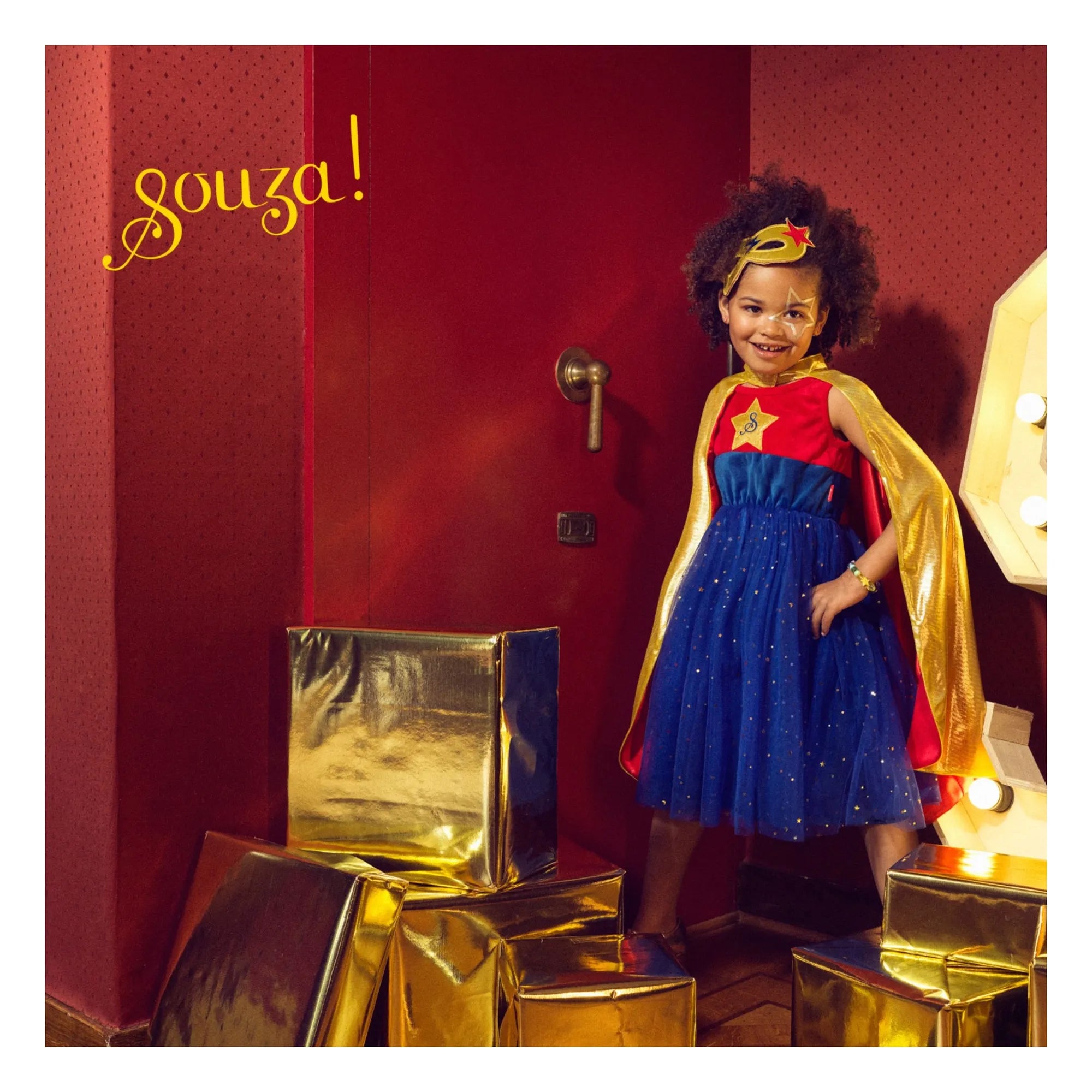 Superhero Girl Costume For Kids - Carnival & Festive Use (2 Sizes)