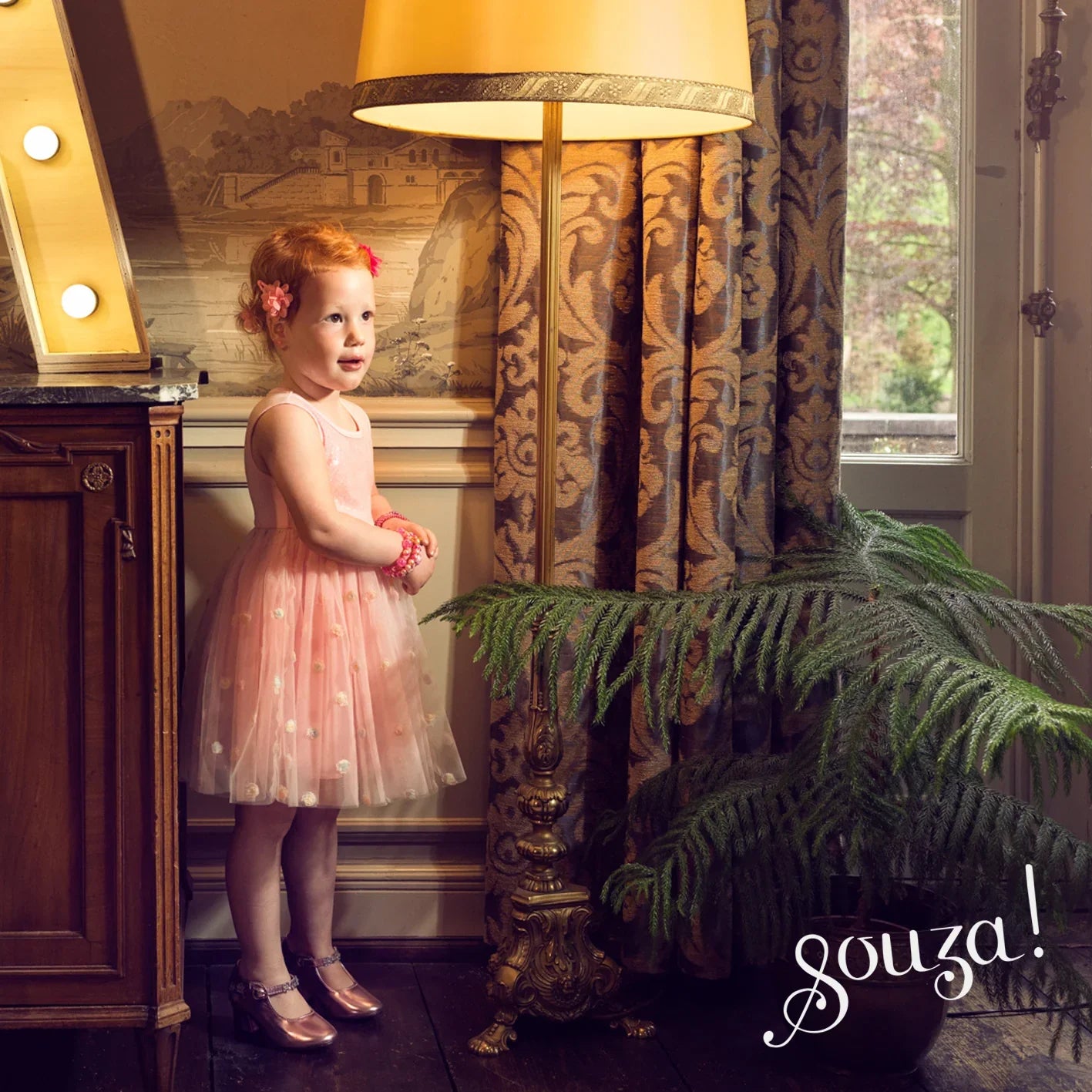 Roselyne Fancy Dress - Special Event Apparel For Toddlers - Sz 2 Yrs