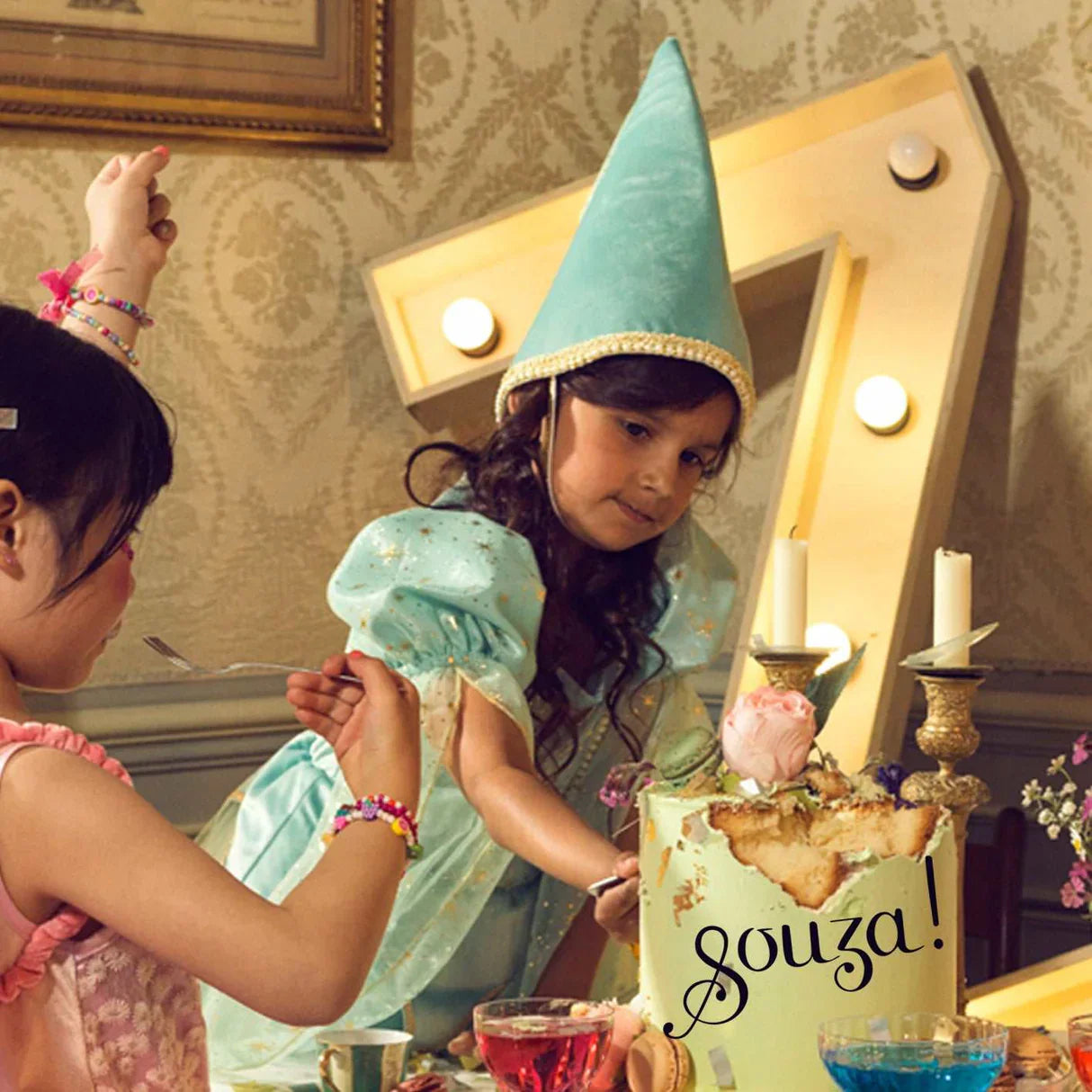 Victoria Medieval Costume Dress For Kids - Carnival & Festive Use(2 Sizes)